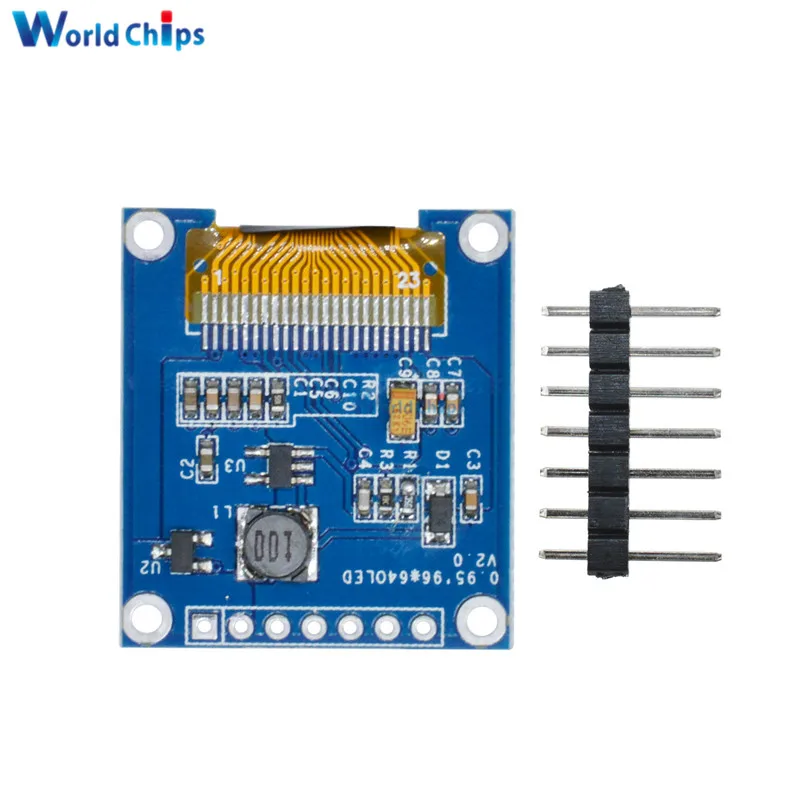 0,95 дюймов полный Цвет OLED Дисплей модуль с 96x64 Разрешение SPI параллельного Интерфейс SSD1331 контроллер 7PIN для Arduino DIY