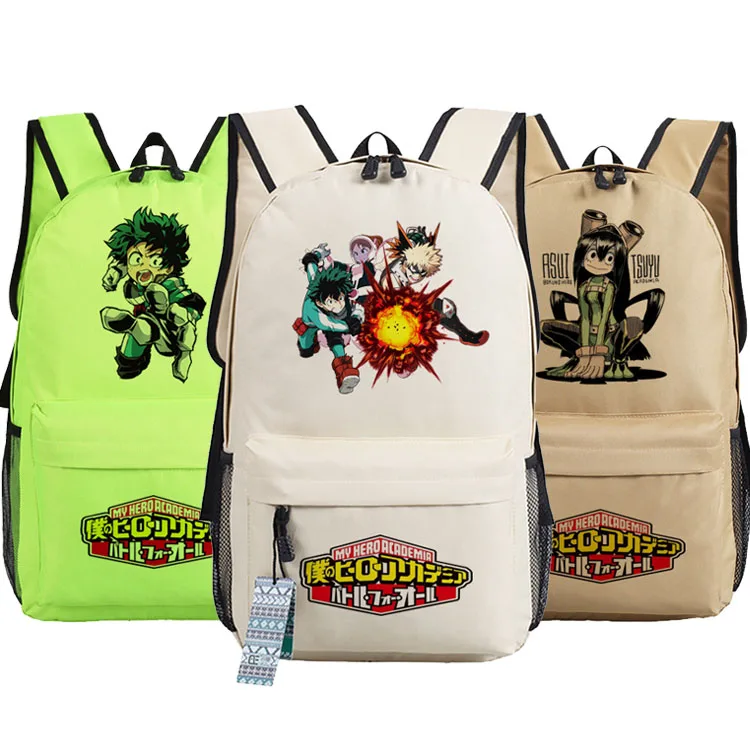 Boku no Hero Academia Backpack Izuku Midoriya My Hero Academia Anime
