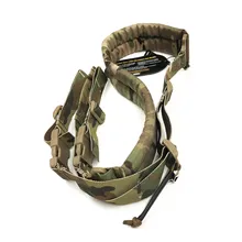 Fma novo ajuste rápido acolchoado 2 ponto sling multicam preto para ipsc airsoft militar arma sling equipamentos de paintball