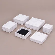 DoreenBeads 5 размеров Хорошее качество крутая мраморная линия узор ювелирные изделия подарок бумажная коробка чехол 1 шт