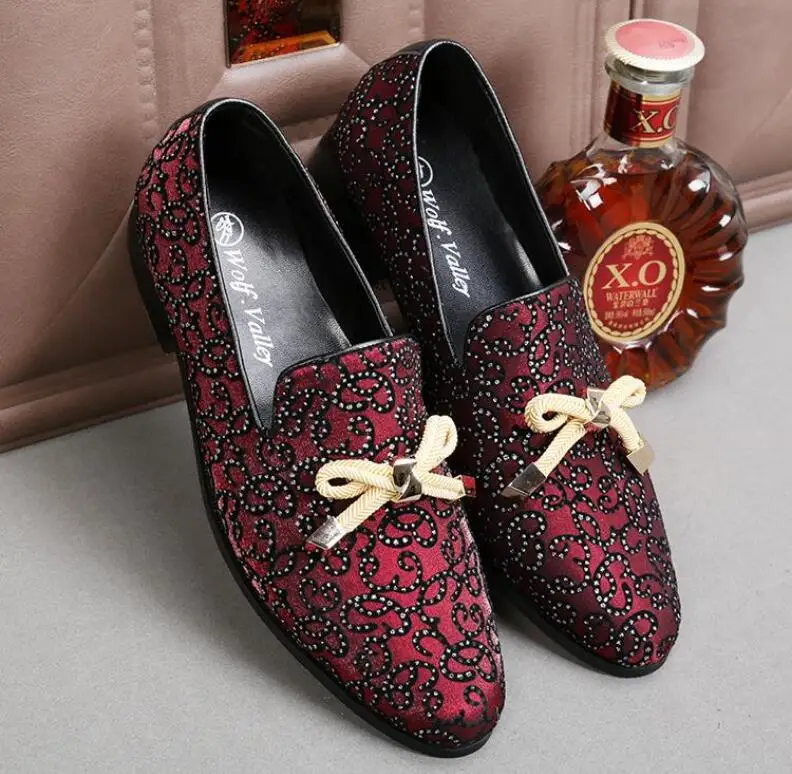 wine colour shoes for men