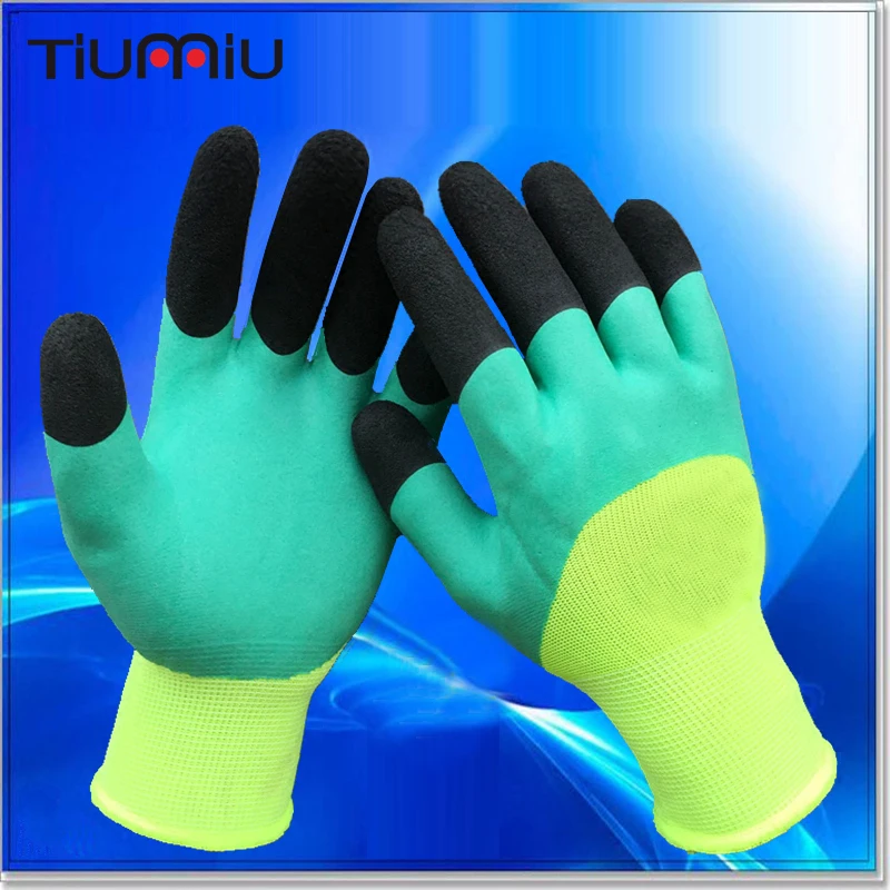 10 12 Pairs Gloves Auto Repair Gloves Nylon Non slip Wear Resistance Gloves