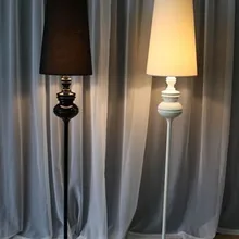 Постсовременный дизайн напольные светильники Светильник Современный Пол чердака лампа черный/белый современный торшер