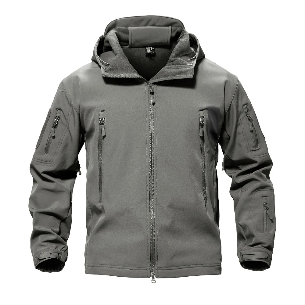 

Shark Skin Military Jacket Men Softshell Waterpoof Camo Clothes Tactical Camouflage Army Hoody Jacket Male Winter Coat