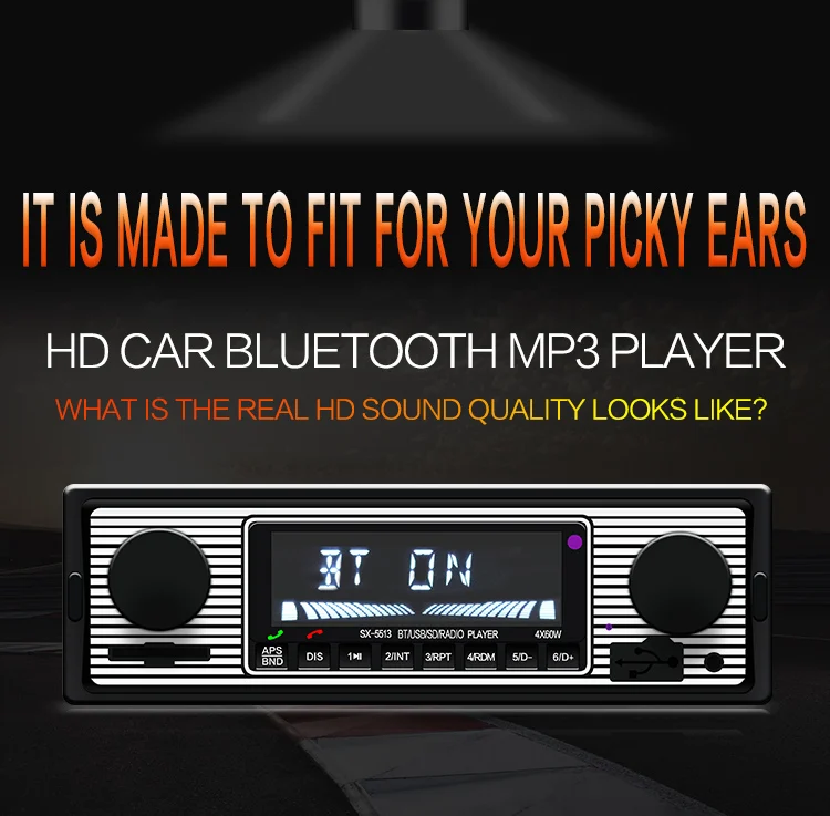 Kebidu 1 DIN Bluetooth стерео аудио MP3-плееры 12 В Bluetooth автомобиля Радио fm Радио приемник Поддержка AUX Вход Дистанционное управление