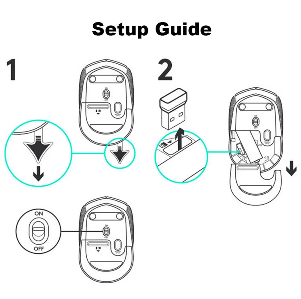 Оригинальная игровая мышь logitech M170, 2,4 ГГц, беспроводная, 1000 dpi, разрешение мощности, нано-приемник для ПК, ноутбуков MAC