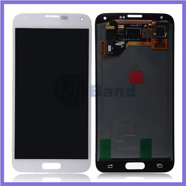 Black white LCD Display Complete + Touch Screen Digitizer Assembly For Samsung Galaxy S5 SV GT- i9600 G900