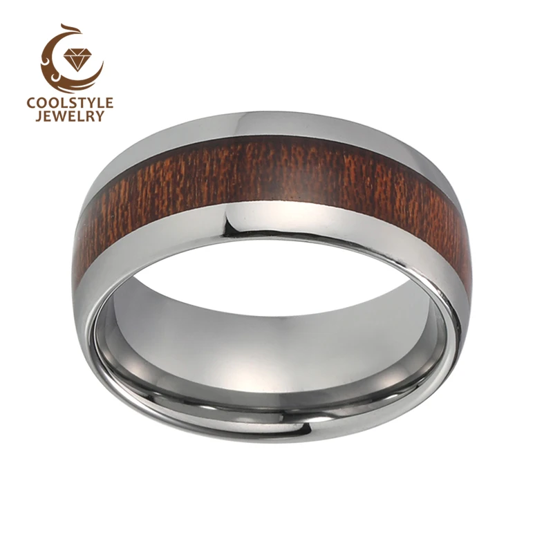 Обручальное кольцо из карбида вольфрама для мужчин 10 мм|wedding bands for men|wedding bandwood inlay |