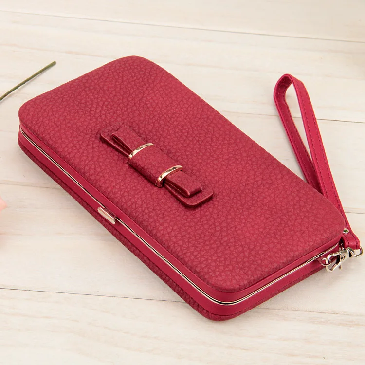 

New Fashion Women Wallets Long Style Multi-functional Wallet Purse PU Leather Female Clutch Card Holder KKC