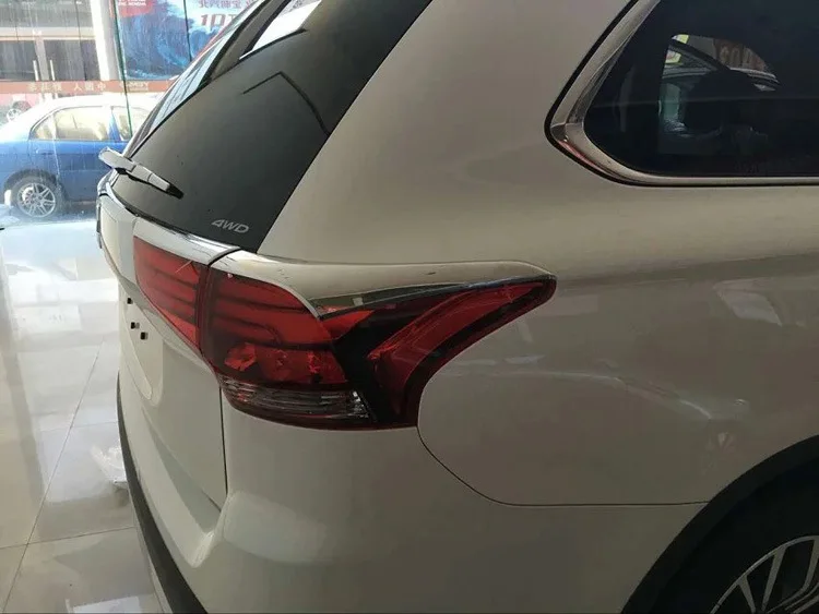 Задний светильник для Mitsubishi Outlander 2016 2017 ABS хромированный пластмассовый задний