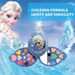 Disney принцессы из мультфильма “Холодное сердце” игрушечный макияжный Набор Косметика тени, блеск для губ Румяна disney Детская косметика