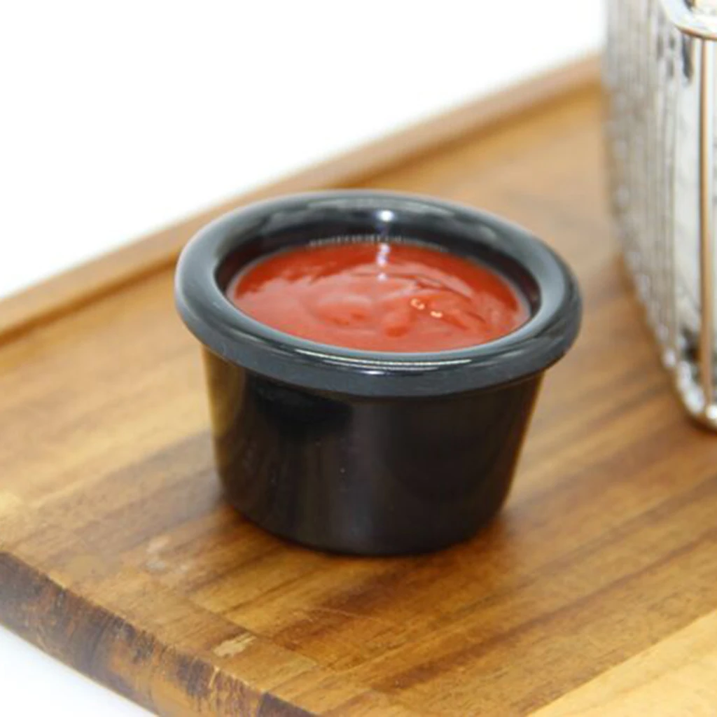 1.7oz Pip Sauce Plate Cup Condiment Chutney Dipping, Kitchen,Reusable