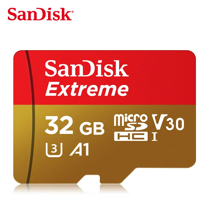 32GB sandisk Extreme Pro Micro SD карта A2 V30 U3 64 Гб 128 ГБ sandisk TF карта высокоскоростная карта памяти - Емкость: 32GB
