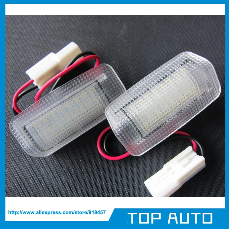

2Pcs 18SMD LED Footwell Courtesy Step Door Light Replacement Bub for Lexus IS ES GS LS RX GX LX