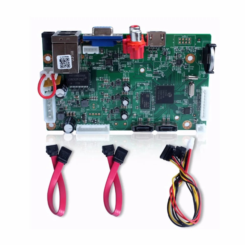 

BESDER 32CH 1080P 25CH 5MP 8CH 4K CCTV NVR Board HI3536C 2 SATA Ports ONVIF Security Video Recorder Video Input 1CH Audio I/O