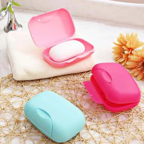 

Practical 2019 Travel Handmade Soap Box Waterproof Leakproof Soap Box With Lid With Lock Buckle Soap Box High Quality