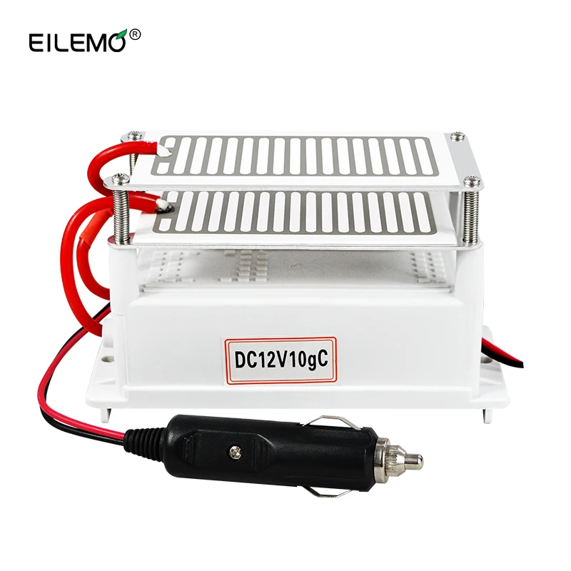 

EILEMO Car 12v Ozone Generator 10g/7g Air Ozonator Air Cleaner Purifier Ozone Machine Deodorizer 12v Sterilizer Ozonizador