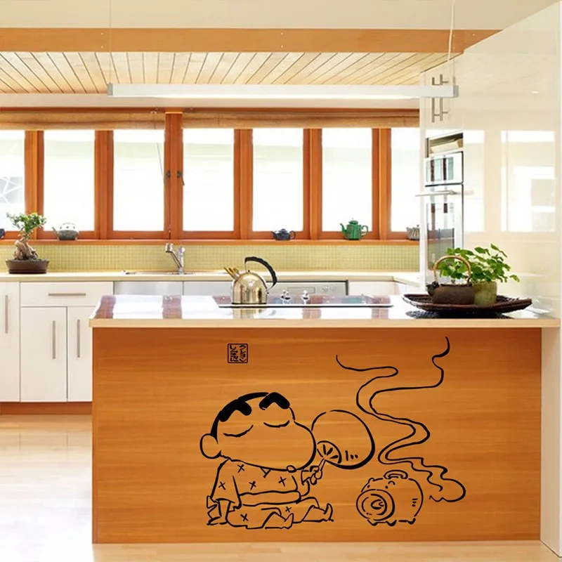Cute Home Diy Japanese Cartoon Crayon Shin Chan Wall Sticker Decals Wall Decor Mural Home Kitchen Decoration Buy Cheap In An Online Store With Delivery Price Comparison Specifications Photos And Customer Reviews