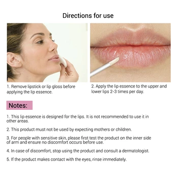 LANBENA Lip Care Serum Moisturizing Repairing Lip Plumper Lip Mask Increase Lip Elasticity Reduce Fine