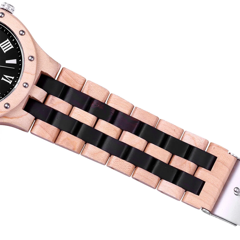 SKONE Newest Quartz font b Wooden b font font b Watch b font Top Luxury Brand
