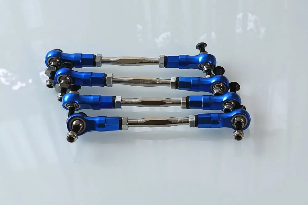 GTBracing losi 5ive T High Strength Steel Steering Linkage Front and Rear Pull Tie Rod | Игрушки и хобби