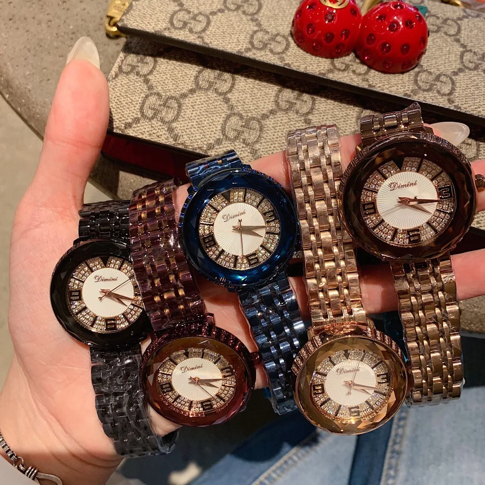 Relógios Anti Desbotadas Pulseira de Aço Completo