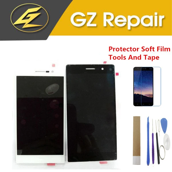 Skup Dla Huawei Ascend P7 P7 L11 P7 L07 P7 L09 P7 L10 P7 L05 P7 L00 wyświetlacz LCD z czujnikiem dotykowym szklany digitizer zgromadzenia z zestawy