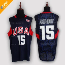 

Throwback Stephen Curry 4# James Harden 13# Carmelo Anthony 15# Team 2008 and 2014 Commemorative Stitched USA Basketball Jersey
