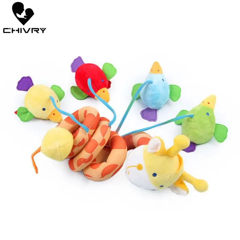 

Chivry Cute Giraffe Baby Crib Revolves Around The Bed Stroller Plush Stuffed Rattles Bed Toys Baby Plush Dolls Hanging Bell Toys