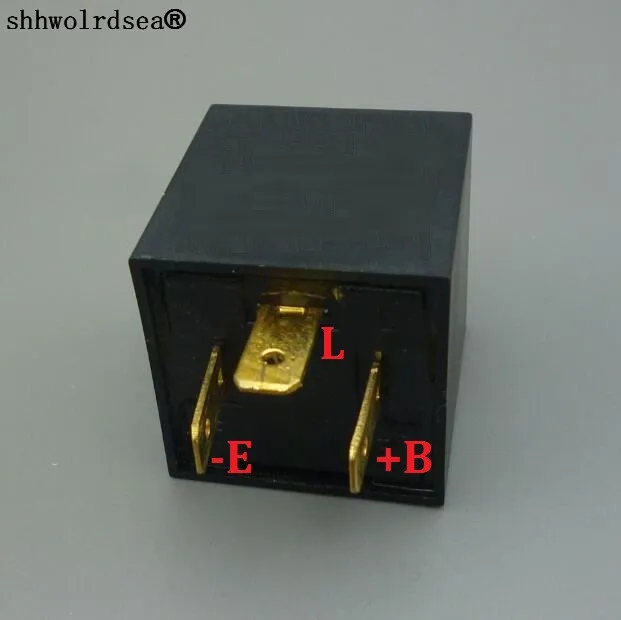 

shhworldsea 1pcs 3 Pin Flasher Relay For 12v 24v European And American Car Flasher Relay To Fix Led Turn Light Indicator Strobe