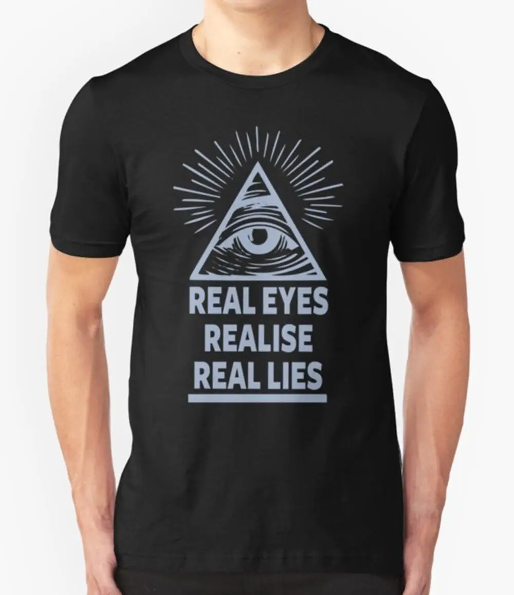 ALL SEEING EYE T SHIRT REAL EYES ILLUMINATI |
