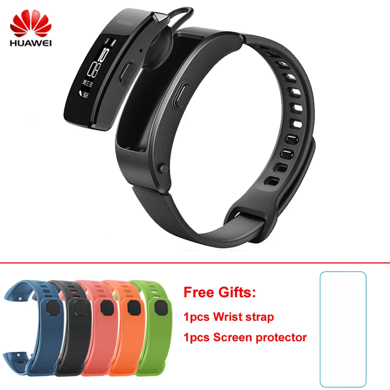 Original Huawei Talkband B3 Lite Smart Wristband Bluetooth headset Answer/End Call Run Walk Sleep Auto Track Alarm Message
