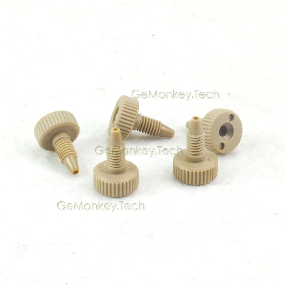 5 PCS Fingertight PEEK Fittings 1/16" OD HPLC Tubing For Agilent Waters