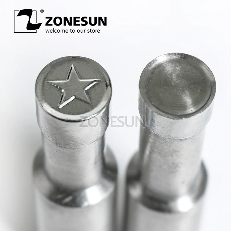 

ZONESUN Star logo custom round candy milk tablet slice die Stamp precision punch die mold sugar tablet press tool TDP 0/1.5/3