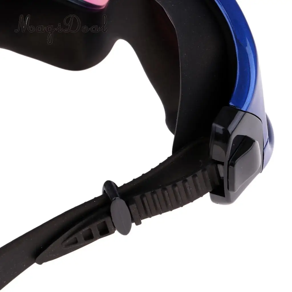 MagiDeal Unisex Anti-Fog Diving Mask Snorkeling Kayak Goggles w/ Ear Plug for Water Sports Freediving Swimming SCUBA Snorkeling