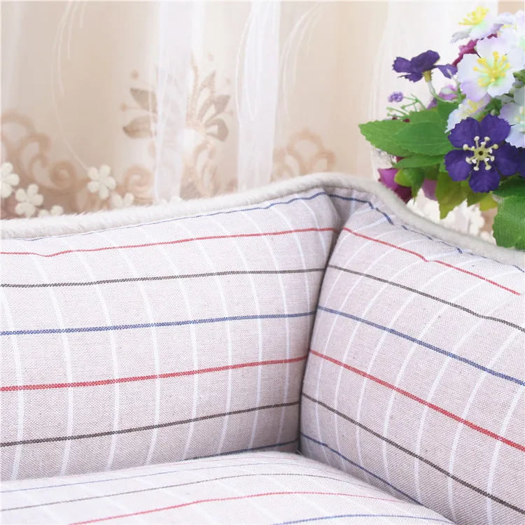 High-Quality-4-Size-Plaid-Pet-Dog-Kennel-Beds-Winter-Warm-Large-Dog-Bed-House-Detachable (4)