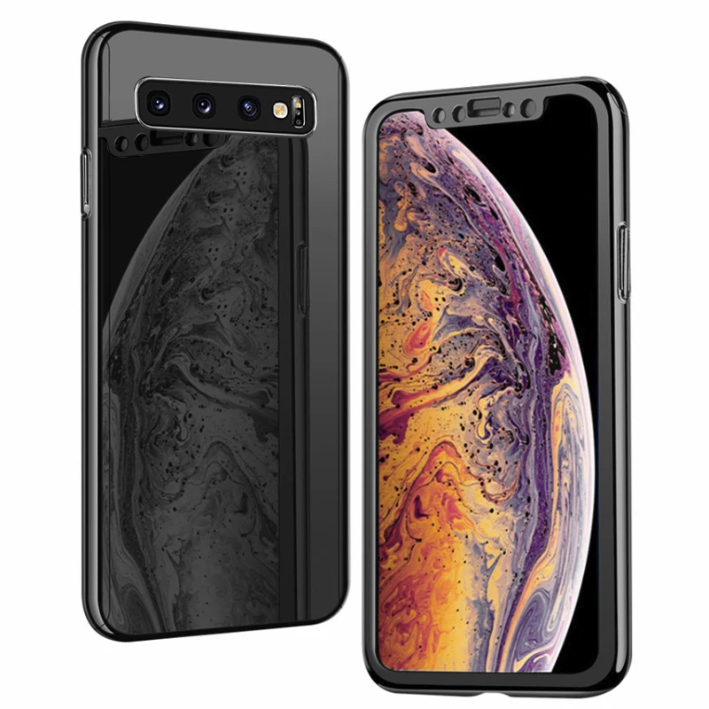 Чехол накладка чехол для Samsung galaxy Note 9 8 Note9 Note8 зеркальная защитная задняя крышка 360