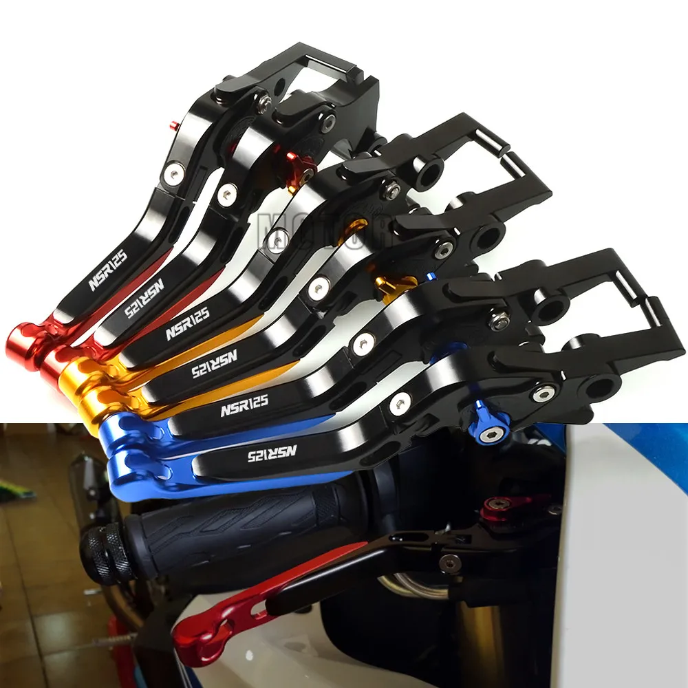 

For Honda NSR125 1988-1990 1989 NSR 125 CNC Aluminum Motorcycle Adjustable Folding Extendable Foldable Fold Brake Clutch Levers