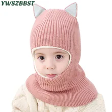 New Crochet Baby Hat with Cat Ear Baby Hat with Hooded Scarf Autumn Winter Baby Hat Cap with Warm Plush Kids Caps for Girls Boys New Crochet Baby Hat with Cat Ear Baby Hat with Hooded Scarf Autumn Winter Baby Hat Cap with Warm Plush Kids Caps for Girls Boys