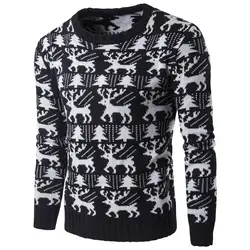 Мужской свитер и Рождественский свитер пальто свитер мужской олень ele мужские ts