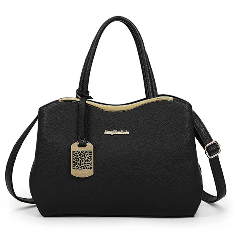 Pu Leather Handbag Shoulder Purse Tote Women Bag Satchel Messenger Crossbody Bags Soft Black Women's Bag Hobos Handbags New 2016