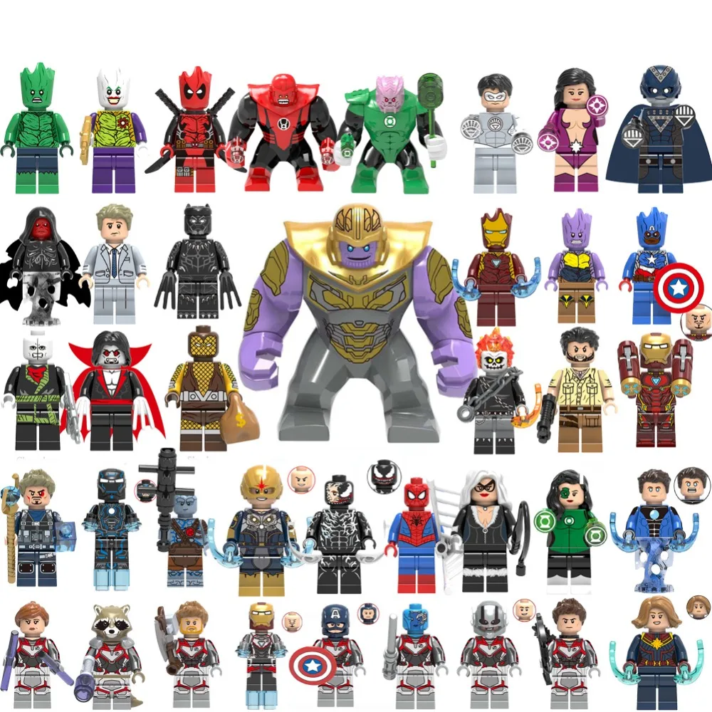 

Hot Super Hero legoINGS avengers 4 set thanos hulk thor Iron Man Building Blocks Avengers 4 Endgame End game gift toys for kids