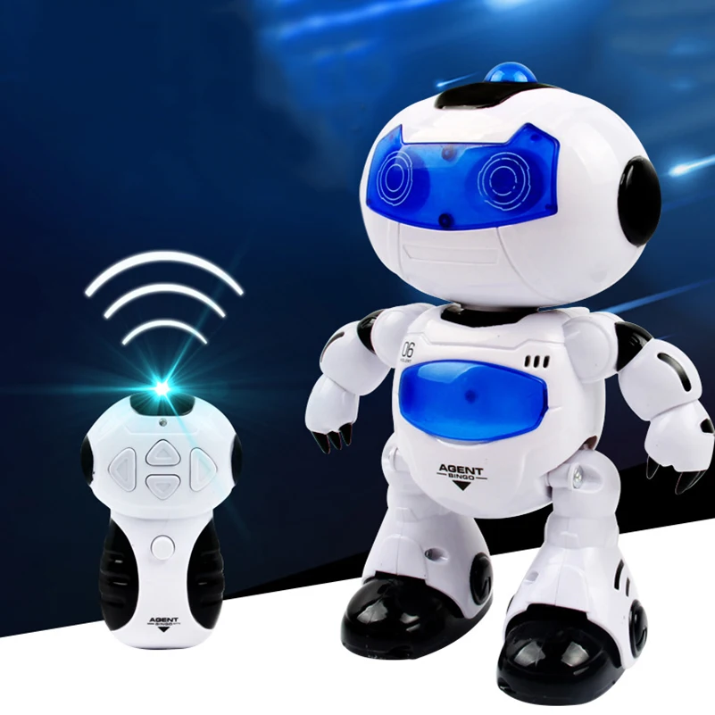 

RC Robot Electronic Toy Robot Dancer Musical Walk Dancing Musical Electric Robo Lighten Electronic Games Kids Children Boy Gift