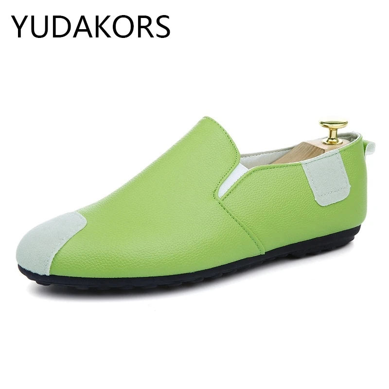 

YUDAKORS Men Comfortable Shoes Flats For Men Slip On Lazy Shoes outdoor on foot motion Breathable shoe YD119
