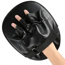 Sanda Boxing Gloves Pads Hand Target Pad Muay Thai Kick Focus Punch Pad Karate Taekwondo Mitt MMA Foam Boxer Training Red Black jduanl 1pc left right thick leg support boxing pads muay thai mma legs guards protector trainer combat sanda karate training deo