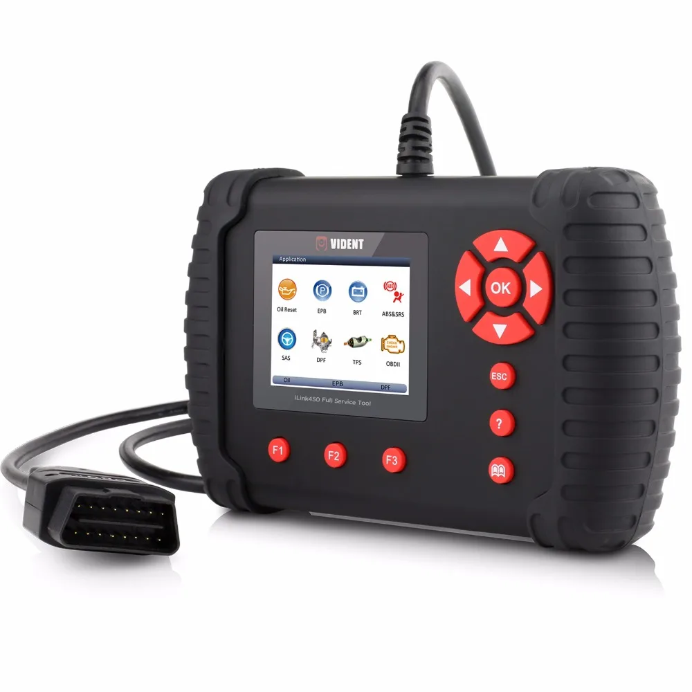 Vident iLink450 автомобильный OBD2 EPB сервисный масляный светильник ABS подушка