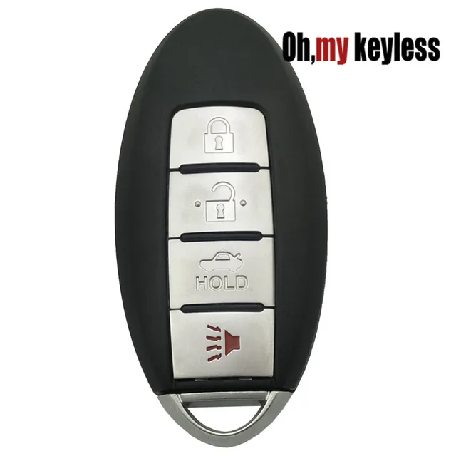 3 4 button smart key case for infiniti G35 G37 G25 Q60 QX70 remote control key shell replacement
