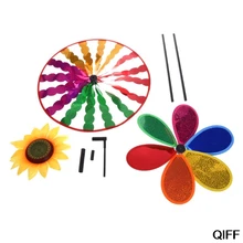 Красочная ветряная мельница в виде подсолнечника ветер Спиннер домашний сад двор декоративные Детские игрушки May06