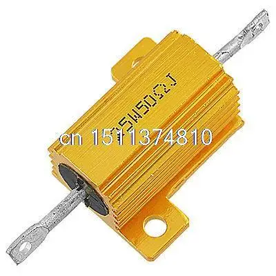 NEW 50 X Resistors 0.51 Ohms 1W Cement 5/% Tolerance