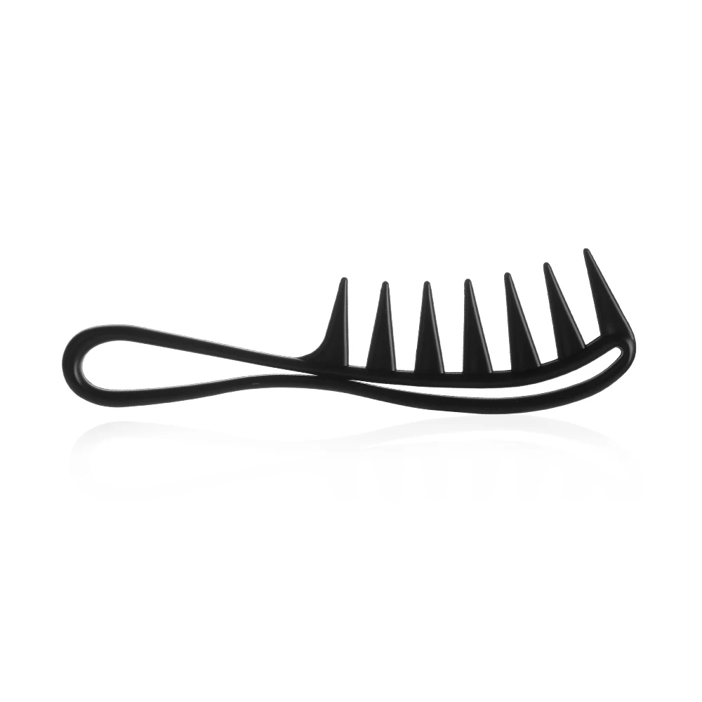24,5 см щетка для волос Расческа с широкими зубчиками черный АБС пластик термостойкая большая Расческа с широкими зубчиками для укладки волос инструмент